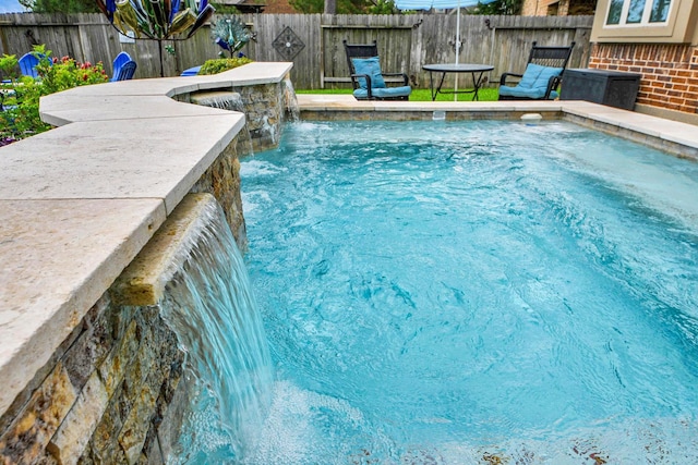 18910 Winding Atwood Ln, Tomball, TX 77377 - view of pool with a fenced backyard