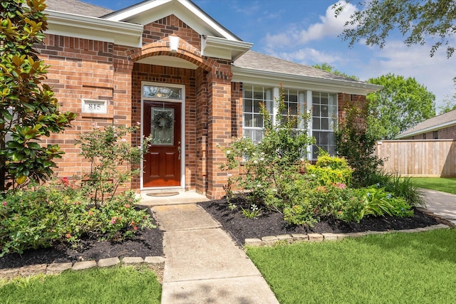 815 Spring Valley Ct, Sugar Land, TX 77479 - entrance to property with brick siding and roof with shingles