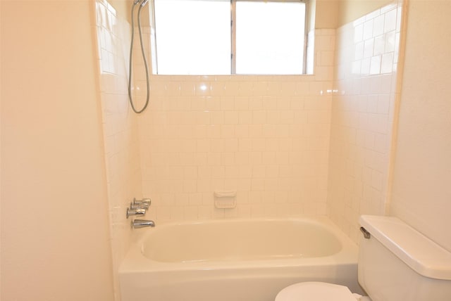 8115 Swan Meadow Ln, Humble, TX 77338 - full bathroom with toilet and shower / bathtub combination