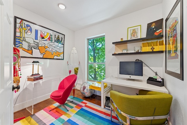 2719 Alabama St, Houston, TX 77004 - office featuring wood finished floors
