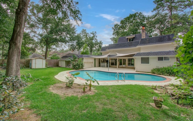 10523 Fawnview Dr, Houston, TX 77070 - view of pool with a patio