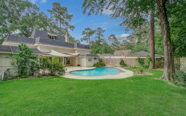10523 Fawnview Dr, Houston, TX 77070 - view of swimming pool featuring a patio