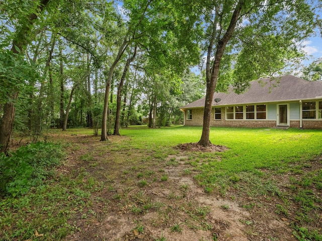 5401 Palm Dr, Dickinson, TX 77539 - view of grassy yard