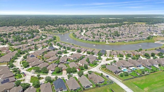 31815 Forest Oak Ln, Conroe, TX 77385 - aerial view of property's location featuring nearby suburban area and a nearby body of water