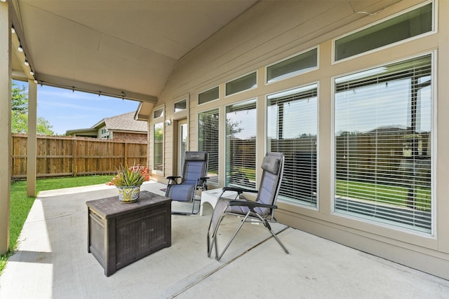 31815 Forest Oak Ln, Conroe, TX 77385 - view of patio / terrace with fence