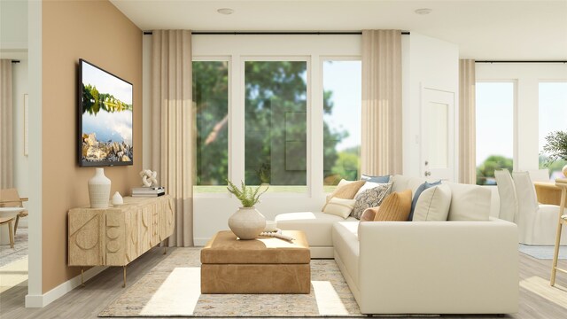 3072 Ruby Ridge Dr, Katy, TX 77493 - living room featuring light wood-type flooring