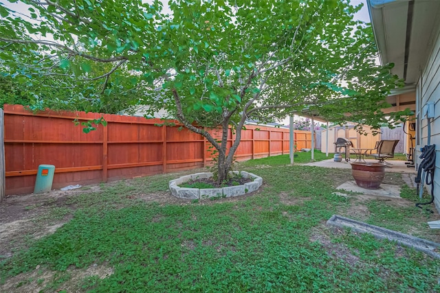 2403 Crescent Hollow Ct, Spring, TX 77388 - view of yard featuring a patio and an outdoor fire pit