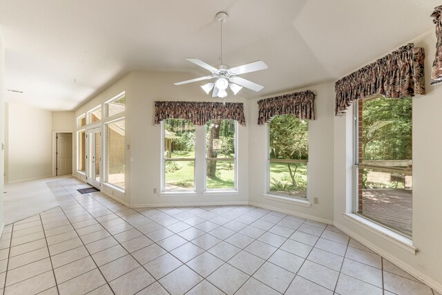 1967 Greentree Dr, Huntsville, TX 77340 - unfurnished sunroom featuring lofted ceiling and french doors