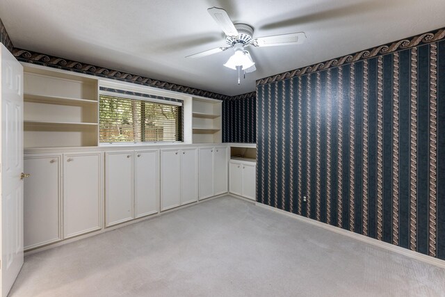1967 Greentree Dr, Huntsville, TX 77340 - empty room featuring light carpet and ceiling fan