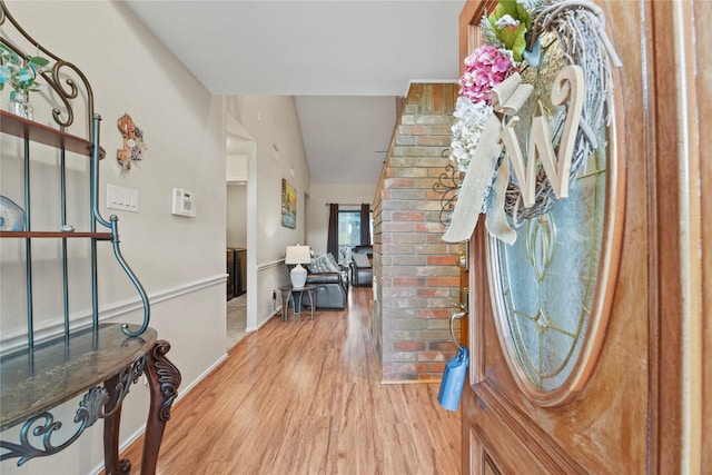 16310 Leamington Ln, Houston, TX 77095 - entrance foyer with light wood-style flooring and baseboards