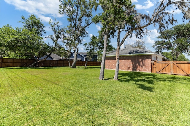 51 Oak Hollow Cir, Lake Jackson, TX 77566 - view of yard with a gate