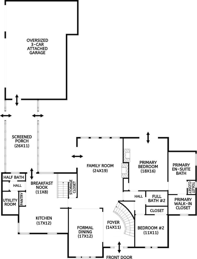 51 Oak Hollow Cir, Lake Jackson, TX 77566 - floor plan / room layout