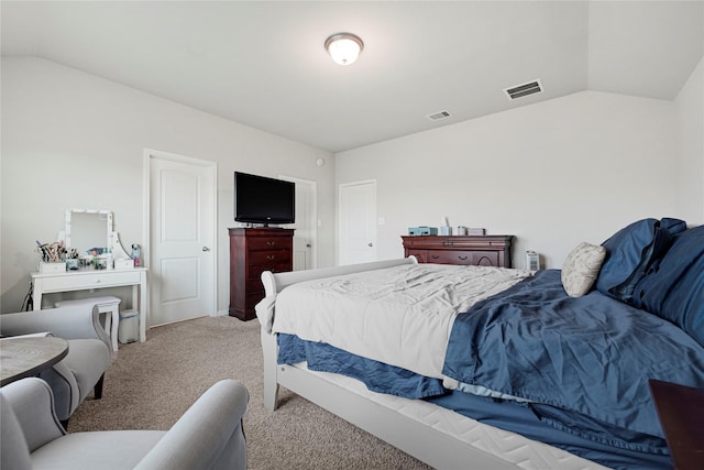 21626 Sage Landing Ln, Katy, TX 77449 - carpeted bedroom featuring vaulted ceiling