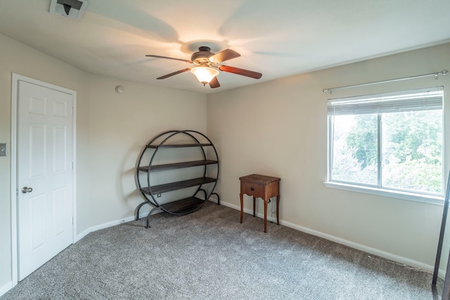 3911 Falvel Cove Dr, Spring, TX 77388 - bedroom featuring carpet flooring, baseboards, and ceiling fan