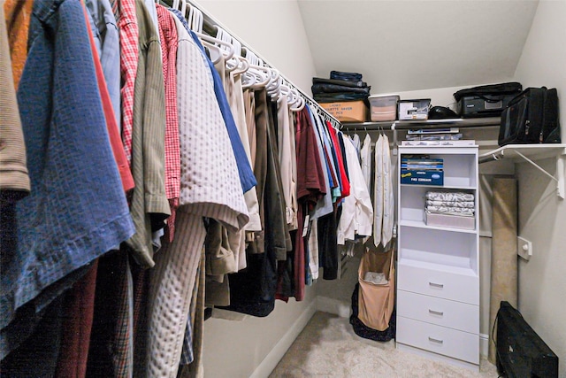 26415 Polaris Rise Ln, Richmond, TX 77406 - spacious closet with carpet and lofted ceiling