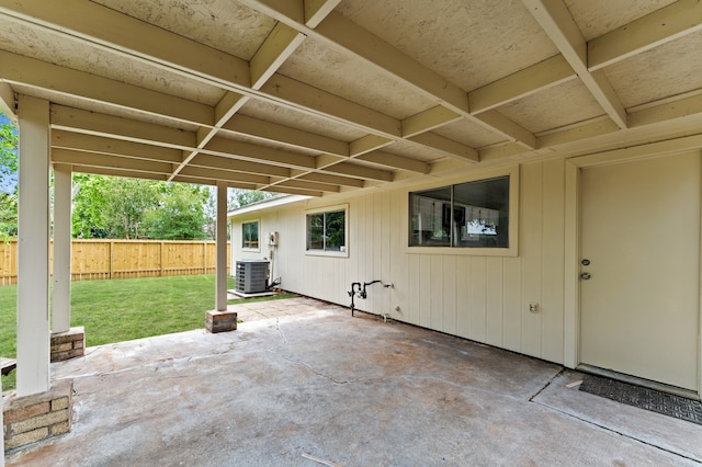 9702 Pale Star Dr, Houston, TX 77064 - view of patio featuring cooling unit