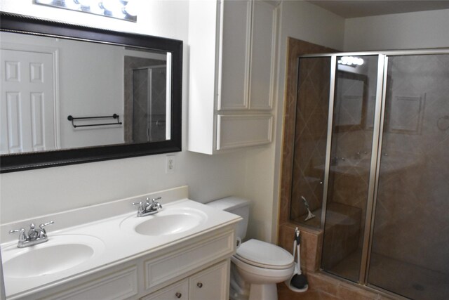 3123 Dallas St, Houston, TX 77003 - full bath featuring a shower stall, double vanity, and toilet