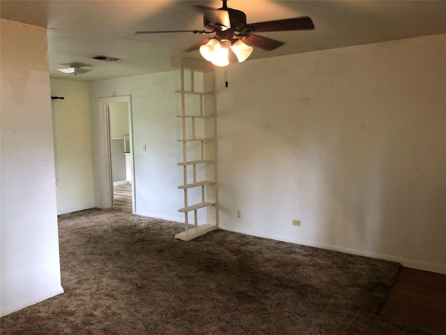 1116 Austin St, Rosenberg, TX 77471 - carpeted spare room with ceiling fan