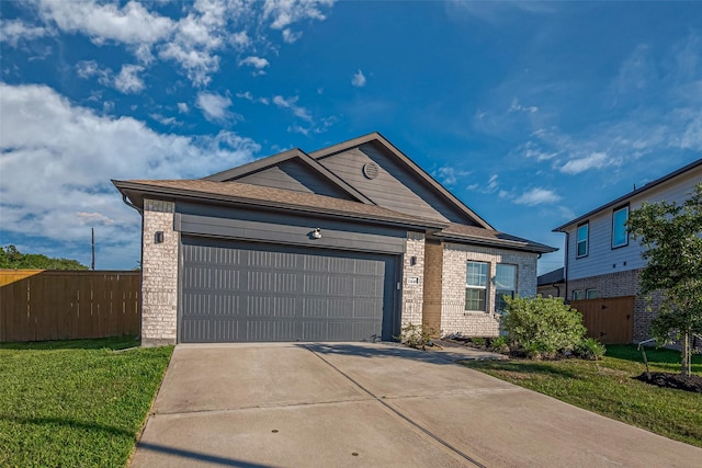 2446 Palisade Crest Dr, Rosharon, TX 77583 - single story home featuring an attached garage, brick siding, and concrete driveway