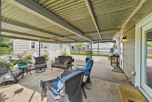 715 Timber Cove Dr, Seabrook, TX 77586 - view of patio with an outdoor hangout area