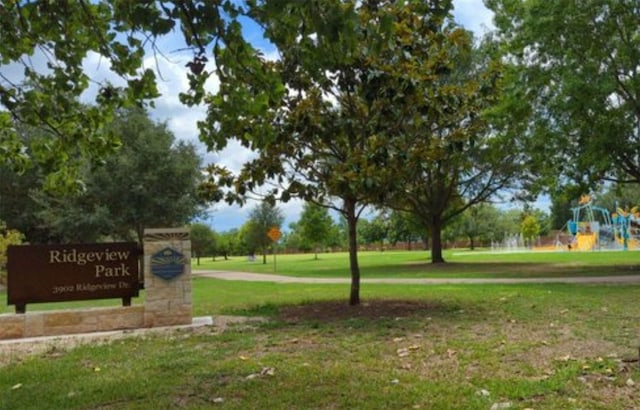 3819 Ridgeview Dr, Missouri City, TX 77459 - view of community with a lawn