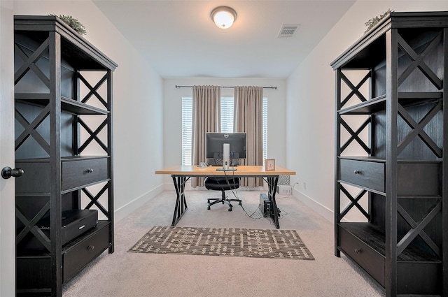 23604 Olive Creek Ln, New Caney, TX 77357 - home office with carpet flooring and baseboards
