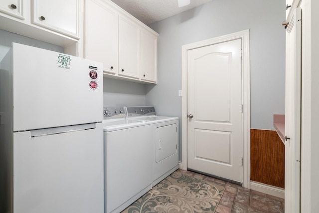 60 Fairfield Dr, Montgomery, TX 77356 - washroom with separate washer and dryer and cabinet space