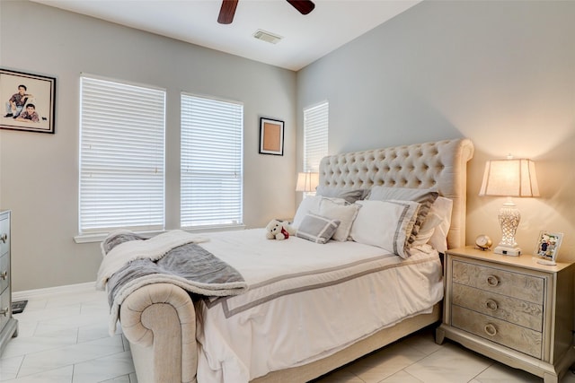 5339 Canyon Hollow Dr, Houston, TX 77084 - bedroom featuring a ceiling fan and baseboards