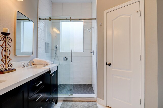 5339 Canyon Hollow Dr, Houston, TX 77084 - full bath featuring a stall shower and double vanity