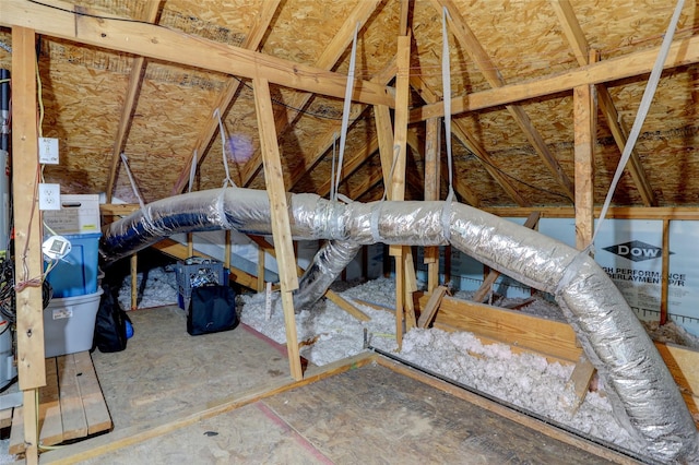 5339 Canyon Hollow Dr, Houston, TX 77084 - view of unfinished attic
