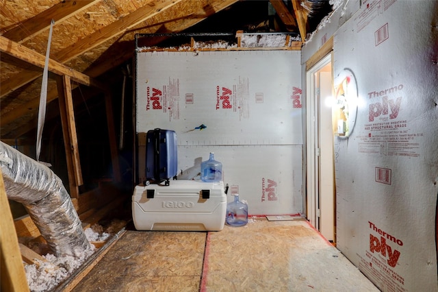 5339 Canyon Hollow Dr, Houston, TX 77084 - view of unfinished attic