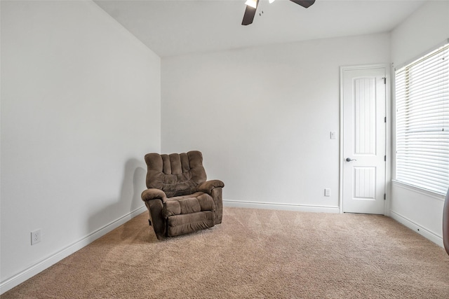 40610 Ithaca Ln, Magnolia, TX 77354 - unfurnished room featuring a ceiling fan, carpet flooring, and healthy amount of natural light