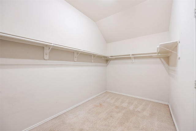 31827 Oak Thicket Ct, Conroe, TX 77385 - spacious closet with carpet flooring and lofted ceiling