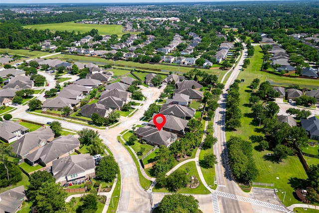 31827 Oak Thicket Ct, Conroe, TX 77385 - aerial view of property's location with nearby suburban area