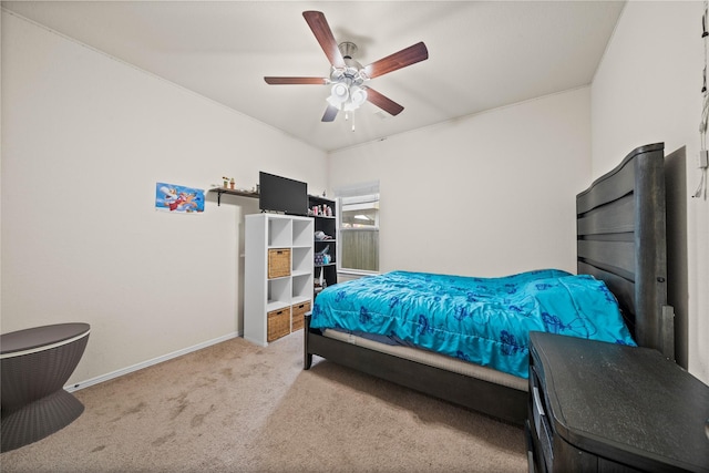 13030 Larriston Ln, Houston, TX 77044 - carpeted bedroom featuring baseboards and ceiling fan