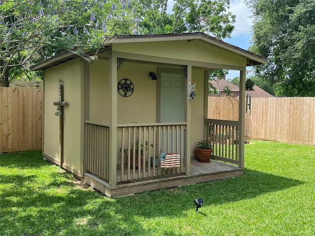 216 Dewberry Dr, Lake Jackson, TX 77566 - view of outbuilding