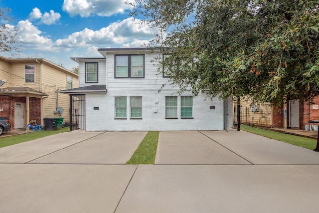 6933 Liverpool St, Houston, TX 77021 - view of front of home with brick siding and concrete driveway