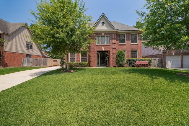 3623 Scenic Valley Dr, Houston, TX 77345 - colonial home featuring brick siding