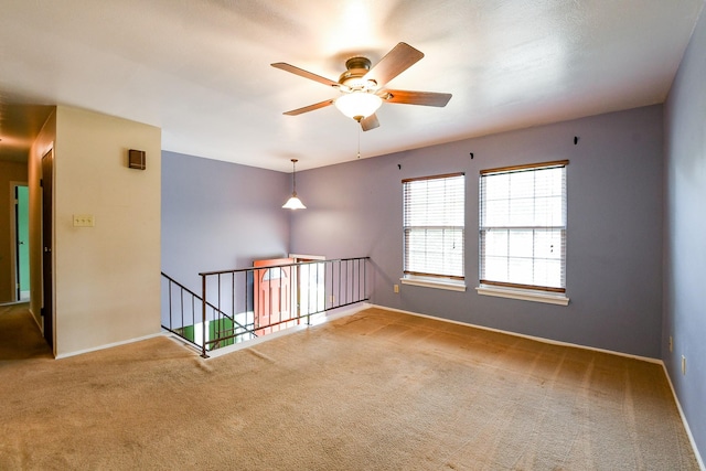 23423 Earlmist Dr, Spring, TX 77373 - carpeted spare room featuring ceiling fan and baseboards