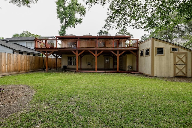 23423 Earlmist Dr, Spring, TX 77373 - back of property featuring a deck