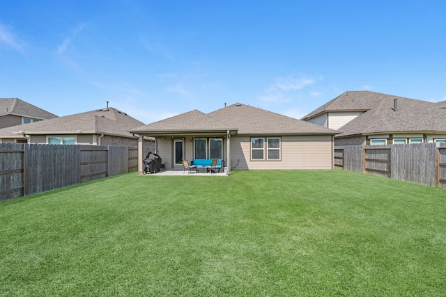 21411 Waldenburg Pl, Tomball, TX 77375 - back of house with a patio area and roof with shingles