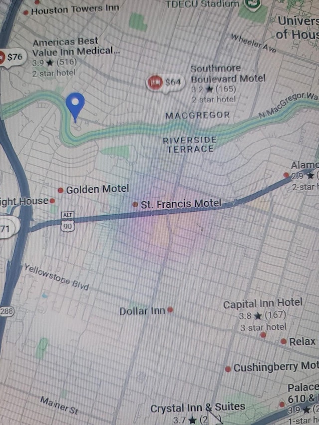 5806 Bayou Bend Ct, Houston, TX 77004 - map / location