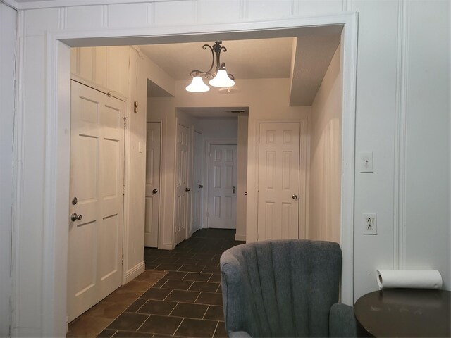 5806 Bayou Bend Ct, Houston, TX 77004 - living area featuring dark tile patterned flooring