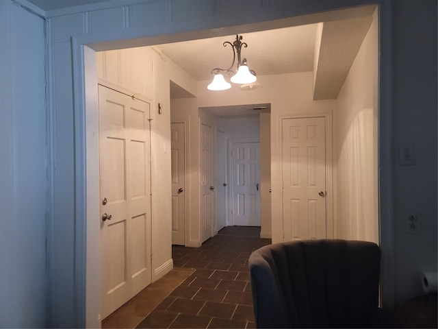 5806 Bayou Bend Ct, Houston, TX 77004 - hall with a chandelier
