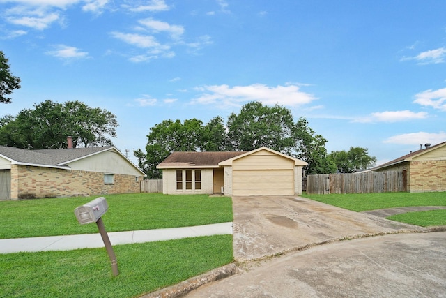 7015 Grackle Dr, Cypress, TX 77433 - ranch-style home featuring brick siding, driveway, and a garage