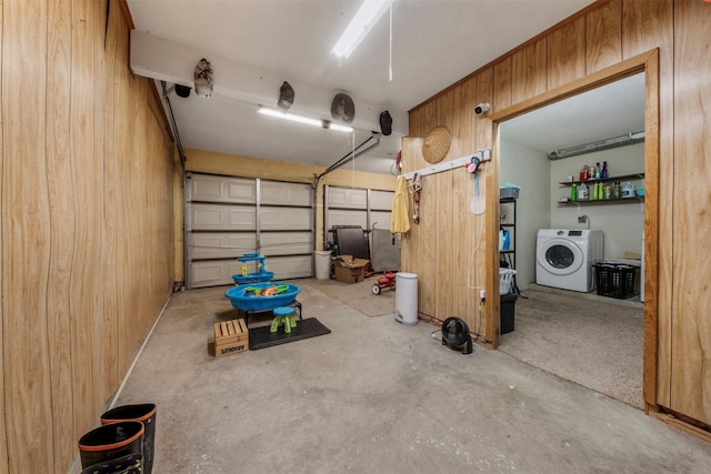 19414 Gooselake Ln, Houston, TX 77084 - garage featuring washer / clothes dryer