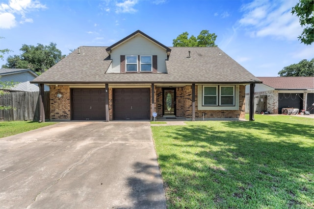 19414 Gooselake Ln, Houston, TX 77084 - view of front of house featuring brick siding, driveway, and a shingled roof
