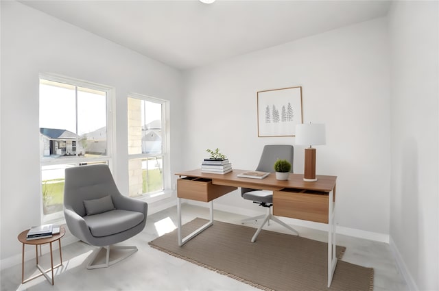 12027 Maple Oak Dr, Houston, TX 77066 - office with healthy amount of natural light and baseboards