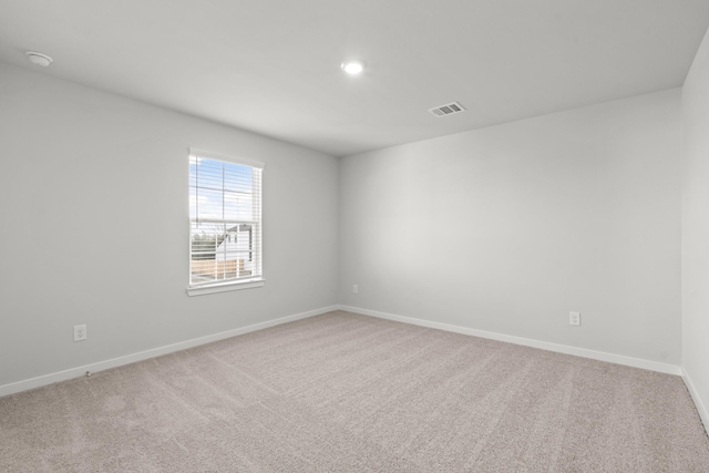 5803 Grantgrala Dr, Katy, TX 77493 - spare room with baseboards, carpet flooring, and recessed lighting