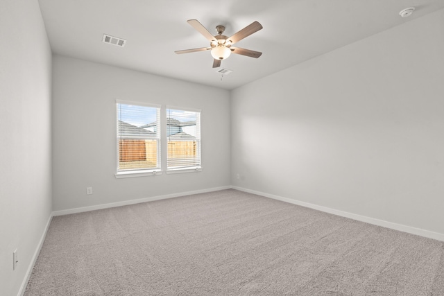 5803 Grantgrala Dr, Katy, TX 77493 - carpeted spare room featuring ceiling fan, baseboards, and a smoke detector